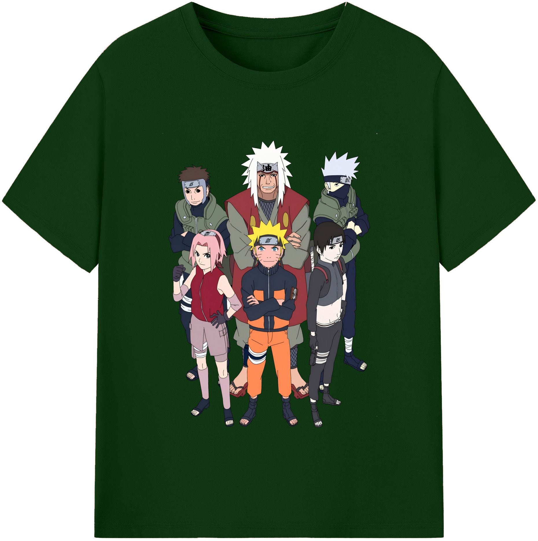 （画像用） NARUTO -ナルト- うずまき ナルト Uzumaki Naruto 綿100％半袖Tシャツ（フロントプリント）